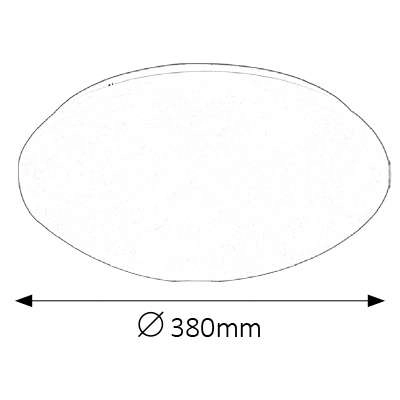 Plafon LAMPA sufitowa LUCAS 3439 Rabalux łazienkowa OPRAWA okrągła LED 24W 4000K metalowy IP44 biały