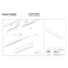 Magnetyczna lampa sufitowa Parete TR106-2-18W3K-W LED 18W 3000K belka biały
