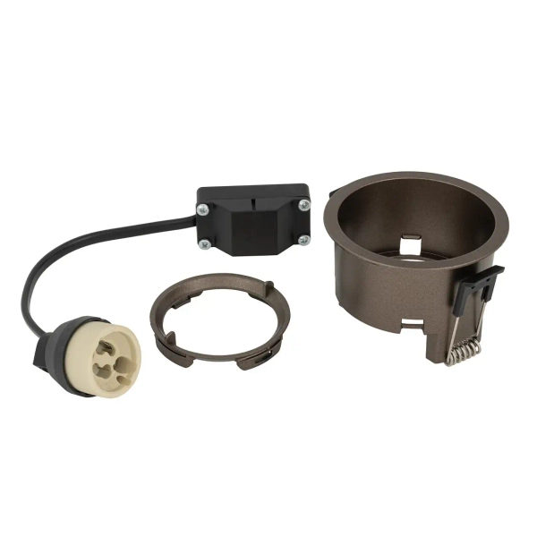 Podtynkowa lampa sufitowa oczko CUP 10790 okrągłe brązowe