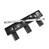 LAMPA sufitowa MANAM 03765 Ideus regulowana OPRAWA metalowe tuby reflektorki na listwie czarne