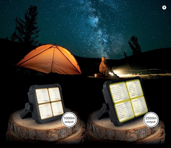 Ogrodowa lampa Solar 36488-30 Globo LED 30W 4000K z włącznikiem IP44 czarna