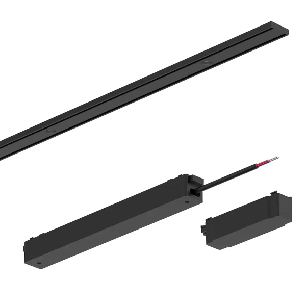 Zasilanie do szyn magnetycznych Slim Magnetic ML2229 200W 24V czarny