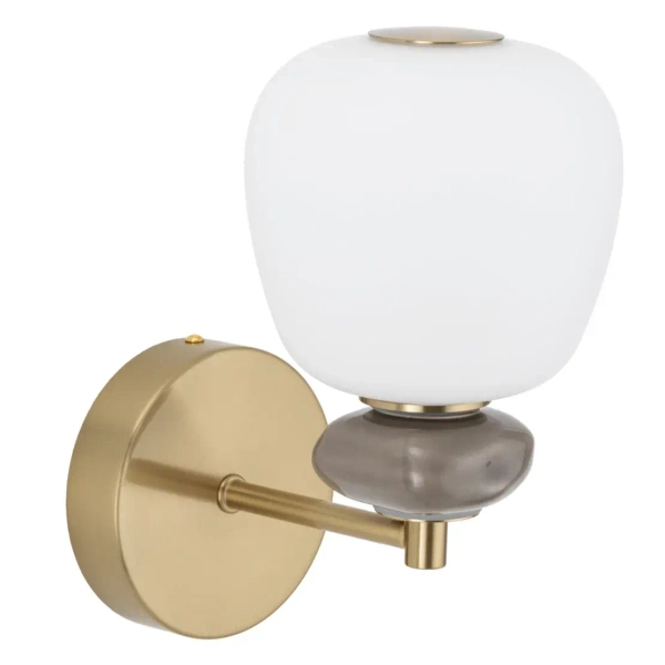 Ścienny kinkiet CERAMIC 11703 LED 8W 3000K ceramiczny biały szary