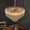 Lampa wisząca szklana Toulouse 104090 tuby nad stół nikiel