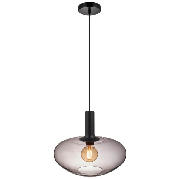 Jadalniana lampa wisząca Alton 48973047 czarny przydymiony