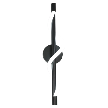 Kinkiet ścienny do sypialni Meleca LP-2345/1W BK LED 12W 3000-6000K czarny