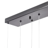 Wisząca lampa loftowa O-LINE LED 44W 3000K listwy nad stół ST-1691L-4 BLACK