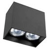 Natynkowa LAMPA sufitowa GAP 9384 Nowodvorski prostokątna OPRAWA metalowa downlight czarna