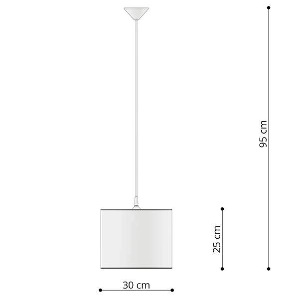 Lampa wisząca Jednorożec SL.1412 Sollux do pokoju dziecka wielokolorowa