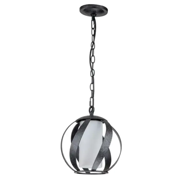 Zewnętrzna lampa wisząca Blacksmith QN-BLACKSMITH-P-OBK IP44 czarny