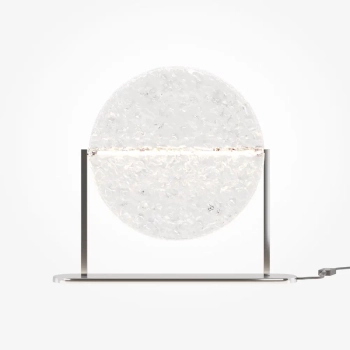 Okrągła lampa stołowa Mangata MOD387TL-L8CH3K LED 7W 3000K chrom