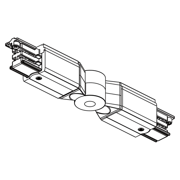 Łącznik nastawny do szyny 3-fazowej 8122 Shilo natynkowej biały