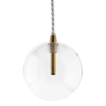 Wisząca kula lampa GLOBO GLOBO-HD80305-G4 szklana złota