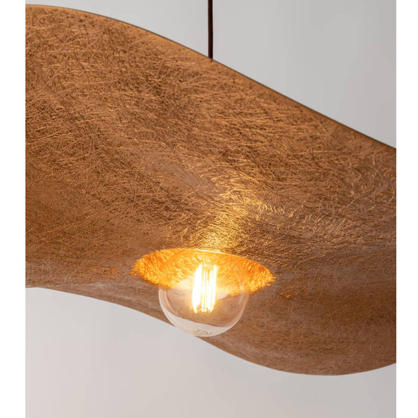Czarna lampa wisząca KAPELLO metalowy zwis do gabinetu kapelusz