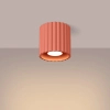 Lampa sufitowa tuba AURA SL.1824 brzoskwiniowa ryfel 1xGU10 do salonu