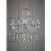 Łazienkowa lampa wisząca Tabitha 61384 Endon crystals glamour IP44 chrom