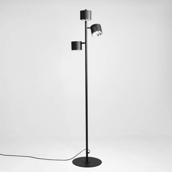 Lampa podłogowa BOT 1047A Aldex stojąca regulowana czarna