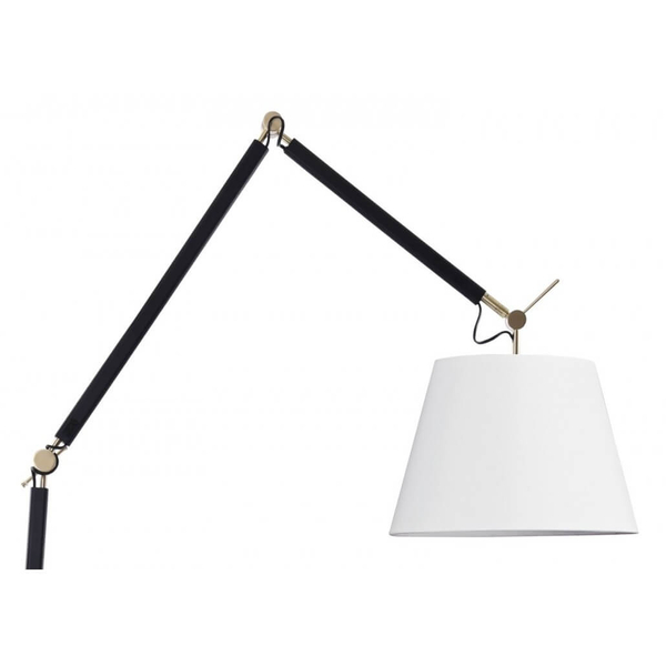 Regulowana lampa podłogowa a Zyta AZ4193+AZ2605 do salonu czarny biały