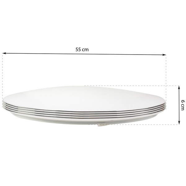 Plafon LAMPA sufitowa SIENA ML263 Milagro okrągła OPRAWA LED 72W 3000-6000K z pilotem biały