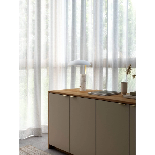 Nocna lampa glamour Mademoiselles 2220405001 marmurowa biały