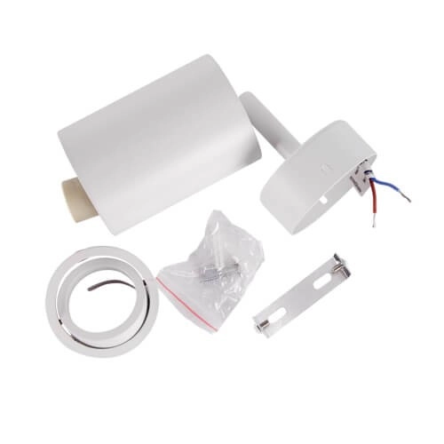 Spot LAMPA sufitowa BEMOL 03538 Ideus metalowa OPRAWA reflektorek tuba biała