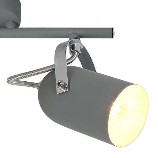 LAMPA sufitowa GRAY 92-66480 Candellux ścienna OPRAWA listwa SPOT regulowane reflektorki szare