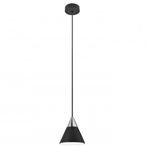Wisząca lampa do kuchni TENTOR AZ3086+AZ3089 LED 7W 3000K czarny chrom