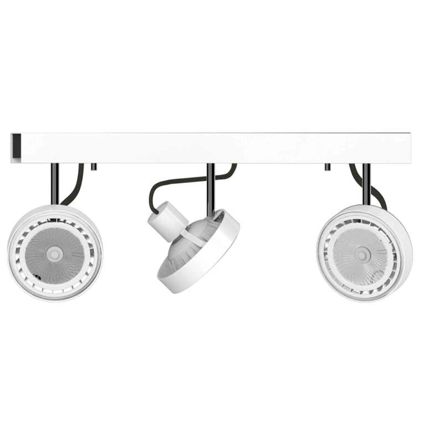 LAMPA sufitowa CROSS 9596 Nowodvorski reflektorki OPRAWA regulowana metalowe grafitowa biała
