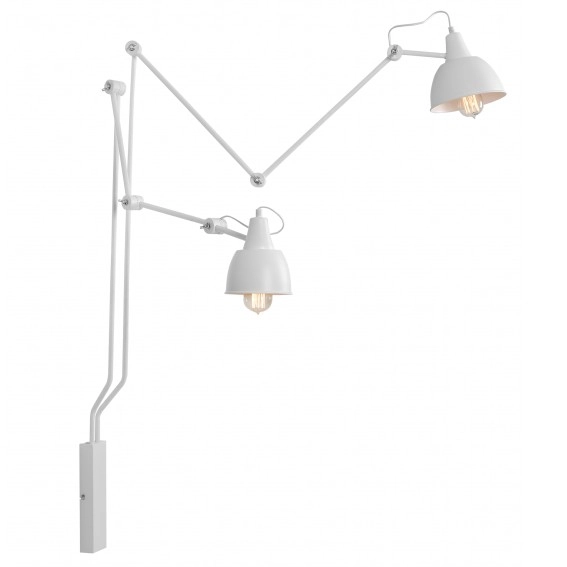 Regulowany kinkiet AIDA 814D Aldex reflektorki na wysięgnikach