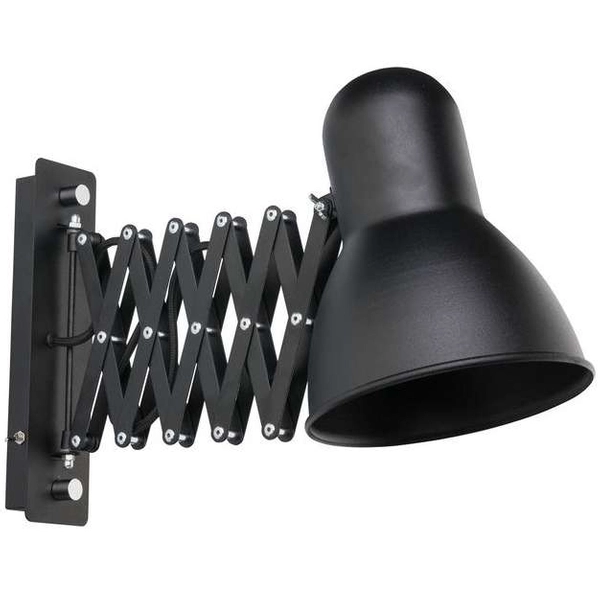 Nożycowa LAMPA ścienna HARMONY 9890 Nowodvorski industrialny kinkiet na wysięgniku czarny