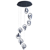 Wisząca lampa Cosma 97625 LED 13,62W 3000K czarny biały