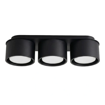 Sufitowa potrójna lampa MODO czarna SL.2440 3xGx53 tubki do sypialni