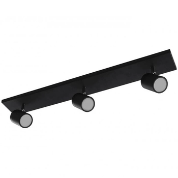 3-punktowa lampa sufitowa Nomie kierunkowa do pokoju czarna