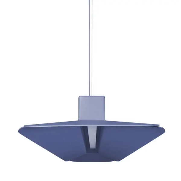 Nowoczesna wisząca lampa YOTTSU YOA699P04 metalowa niebieska LED 14,4W 4000K jadalniana