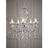 Łazienkowa lampa wisząca Tabitha 61384 Endon crystals glamour IP44 chrom