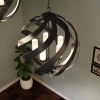 Łańcuchowa wisząca lampa Blacksmith QN-BLACKSMITH-5P-OBK IP44 czarny