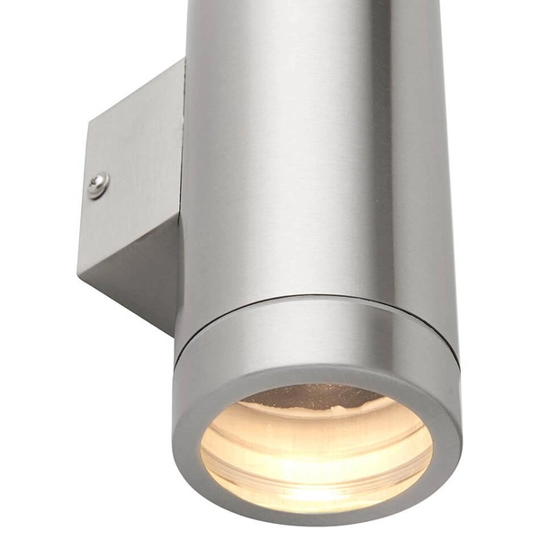 Kinkiet ścienny do salonu Palin XL 98437 metalowy tubka IP44 srebrna