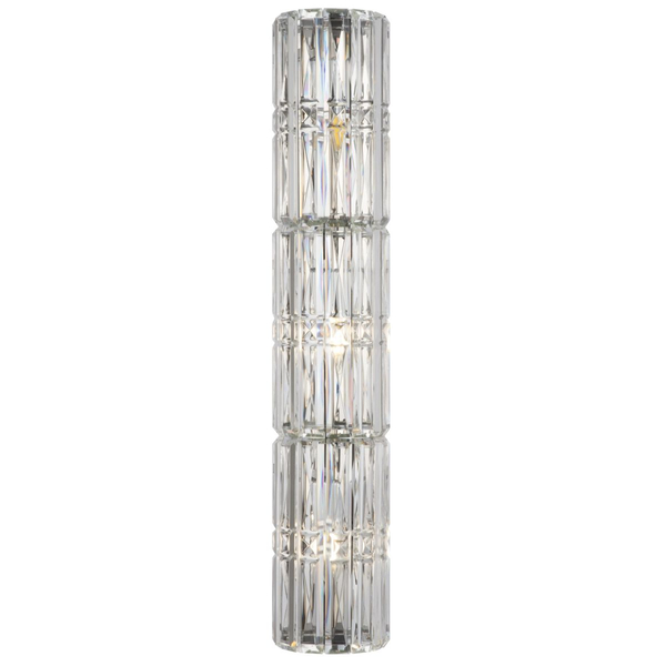 Kryształowa lampa ścienna Facet MOD094WL-03CH Maytoni tuba chrom