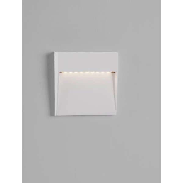 Ścienna lampa na taras LORCENA LE75297 LED 5W 3000K IP54 biała