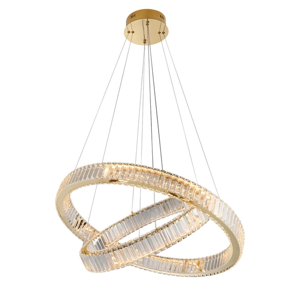 Lampa wisząca LED SPARK AZ5792 Azzardo 120W 3000K ściemnialna złota