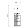 Jednoobwodowa lampa szynowa VERTICAL ML0303 z regulacją biała