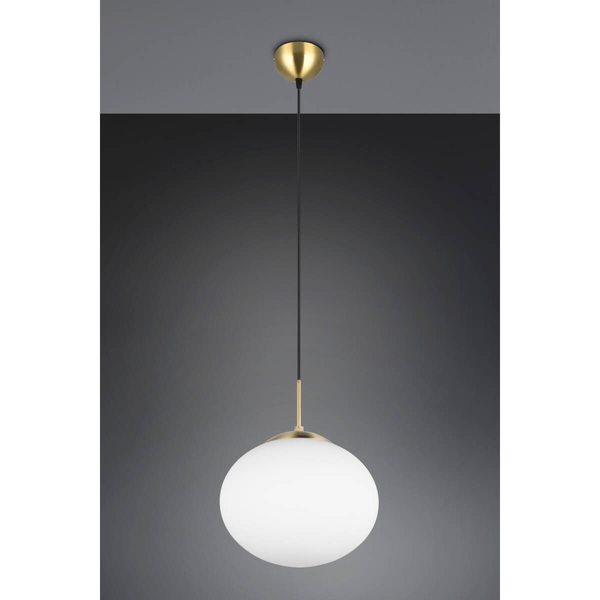 Lampa wisząca nad wyspę FOMENTO 363100108 Trio zwis bańka biały złoty outlet