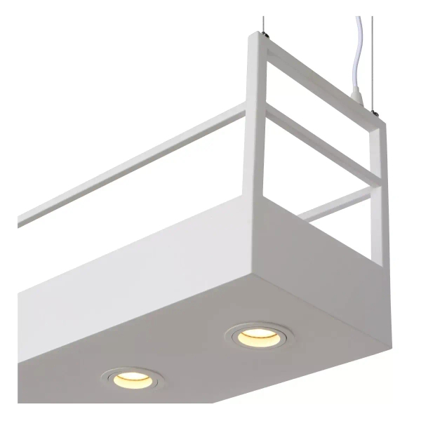 Lampa wisząca prostokąt MIRAVELLE 21427/06/31 Lucide kuchenna biały