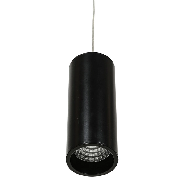 LAMPA wisząca MOLDES HL7718/7W LED 7W 3000K Italux metalowa tuba czarna