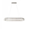 Kryształowa lampa wisząca 2p do jadalni SPARK LED 71W 3000-6000K AZ6710 chrom aluminium