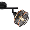 Sufitowa lampa regulowana Bellona 54020-2 czarna złota