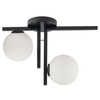 Natynkowa lampa sufitowa ANDY 33285 Sigma do gabinetu czarna