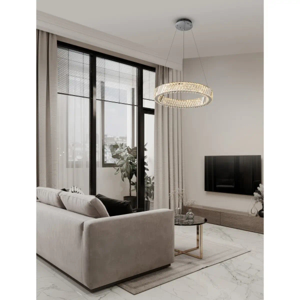 Pierścieniowa wisząca lampa CANLIRA LE45154 LED 46W 3000K przezroczysta