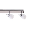 Regulowana lampa sufitowa Epos 2779 szklane reflektorki chrom wenge