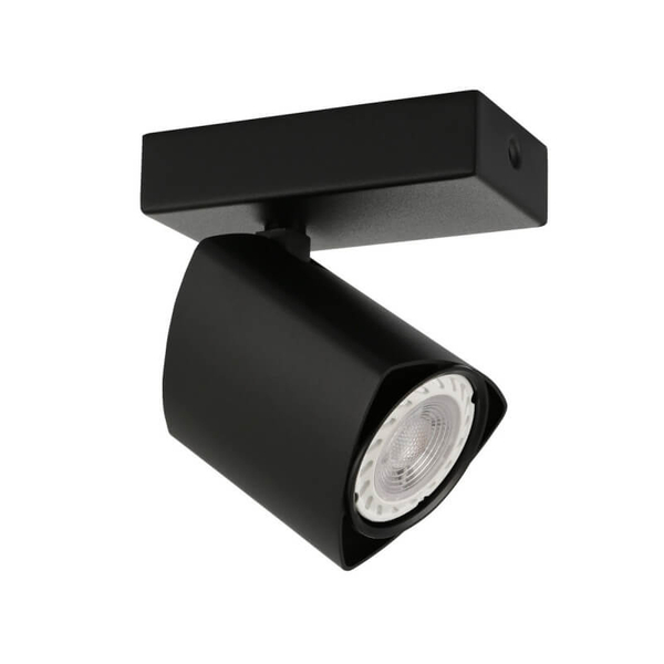 Natynkowa lampa pokojowa Merusa minimalistyczna czarna